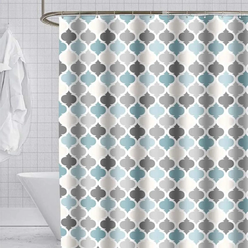 CORTINA DE BAÑO IMPERMEABLE DE POLIE STER 180X200 CM - 2
