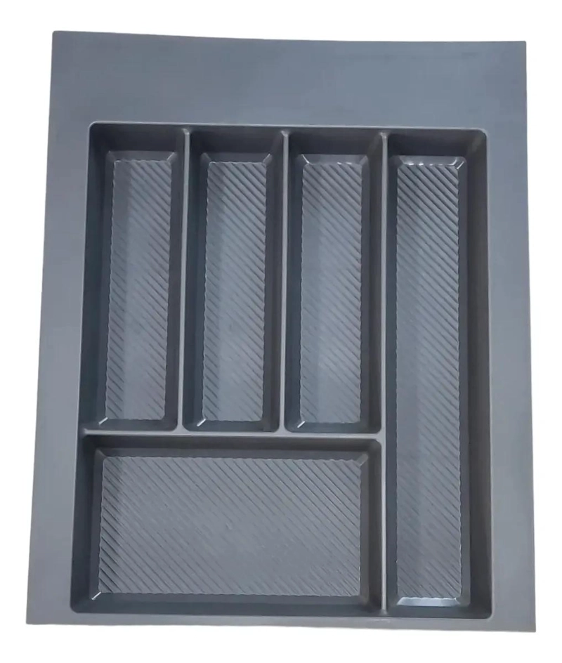 CUBERTERO AJUSTABLE PARA CAJONES DE COCINA ANTRACITA - 1