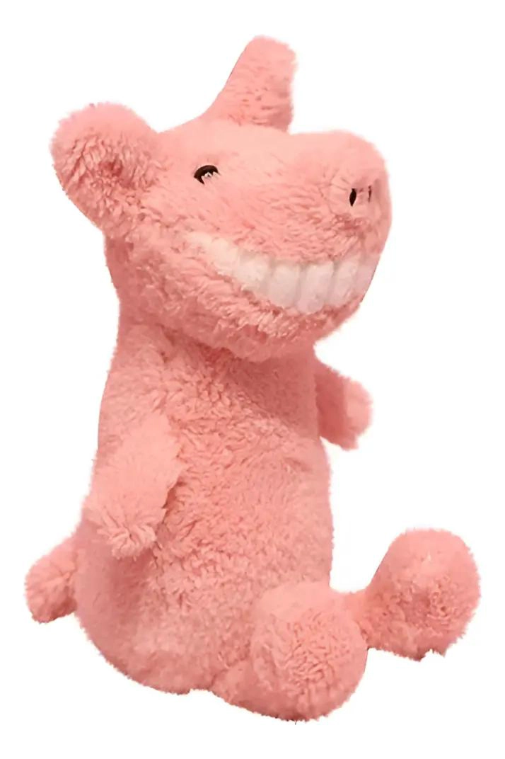 PELUCHE CERDO SONRIENTE PARA MASCOTAS IDEAL PARA JUGAR - 1