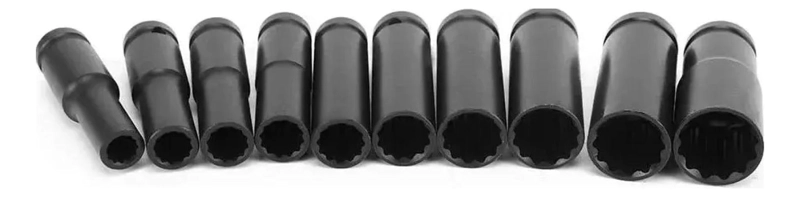JUEGO SET DADOS DE IMPACTO 10 PIEZAS 10 A 24 MM - 4