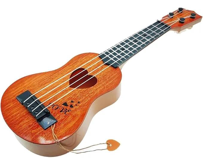 GUITARRA TIPO UKELELE PARA NIÑOS, JUGUETE MUSICAL DIVERTIDO - 1