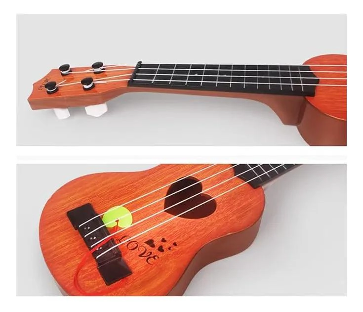 GUITARRA TIPO UKELELE PARA NIÑOS, JUGUETE MUSICAL DIVERTIDO - 3