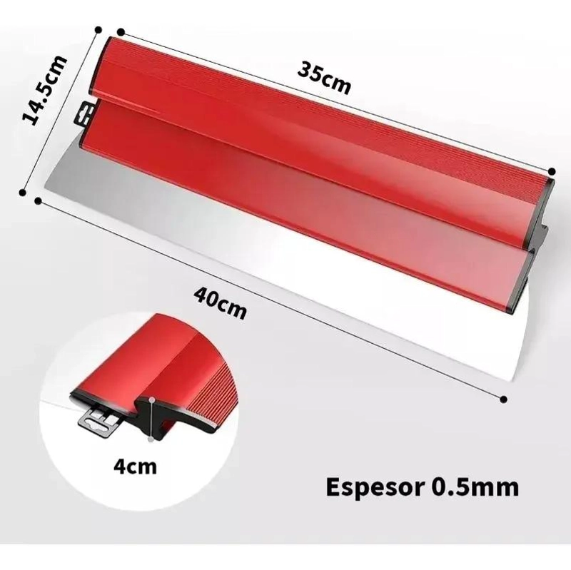 RASPADOR DE YESO DE 40 CM PARA ACABADOS DE PARED - 2