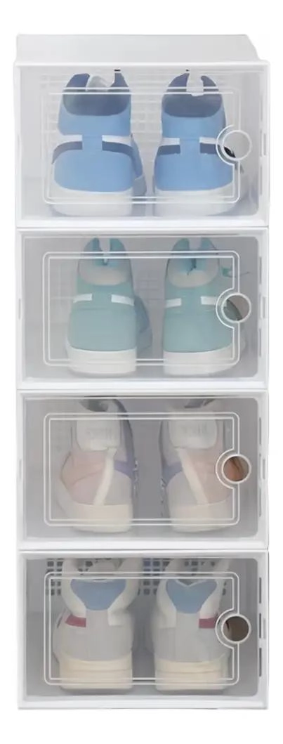 ORGANIZADOR DE ZAPATOS APILABLE EN 4 PIEZAS - 2