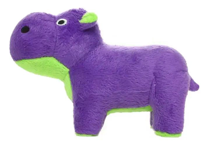 JUGUETE RESISTENTE PARA PERROS DISEÑO HIPOPOTAMO TAMAÑO S - 1