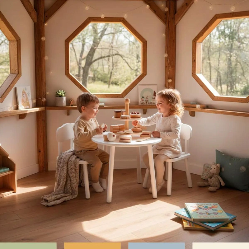 SET DE PASTELERIA INFANTIL DE MADERA PARA JUGAR A COCINAR - 2