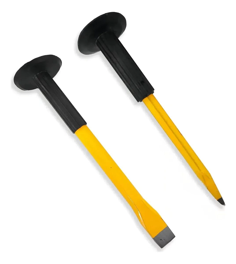 SET DE CINCELES PALETA Y PUNTA DE GOLPE PARA CARPINTERIA - 1