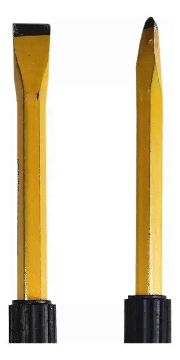 SET DE CINCELES PALETA Y PUNTA DE GOLPE PARA CARPINTERIA - 3