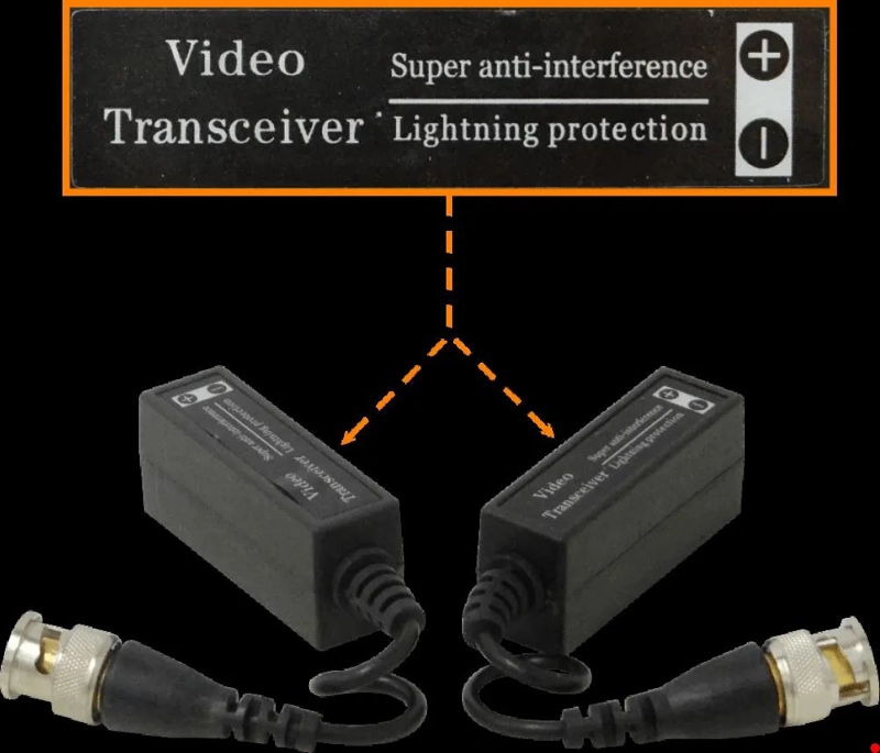 BALUN DE VIDEO PASIVO CON PROTECCION CONTRA SOBRETENSIONES - 8