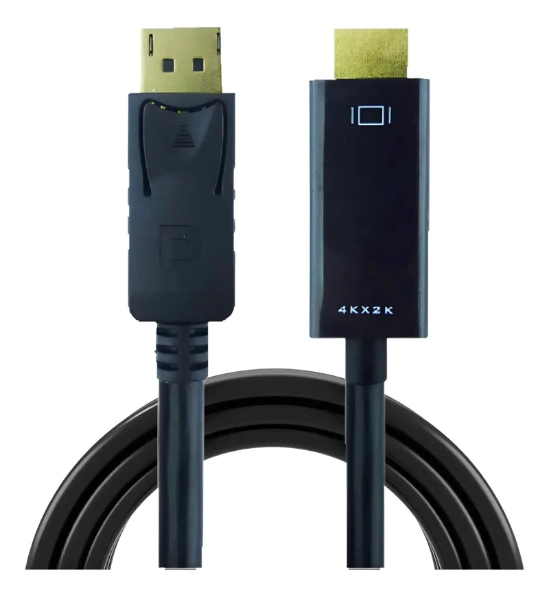 PACK DE 2 CABLES DISPLAYPORT A HDMI 1.8 MTS PARA UHD 4K - 1