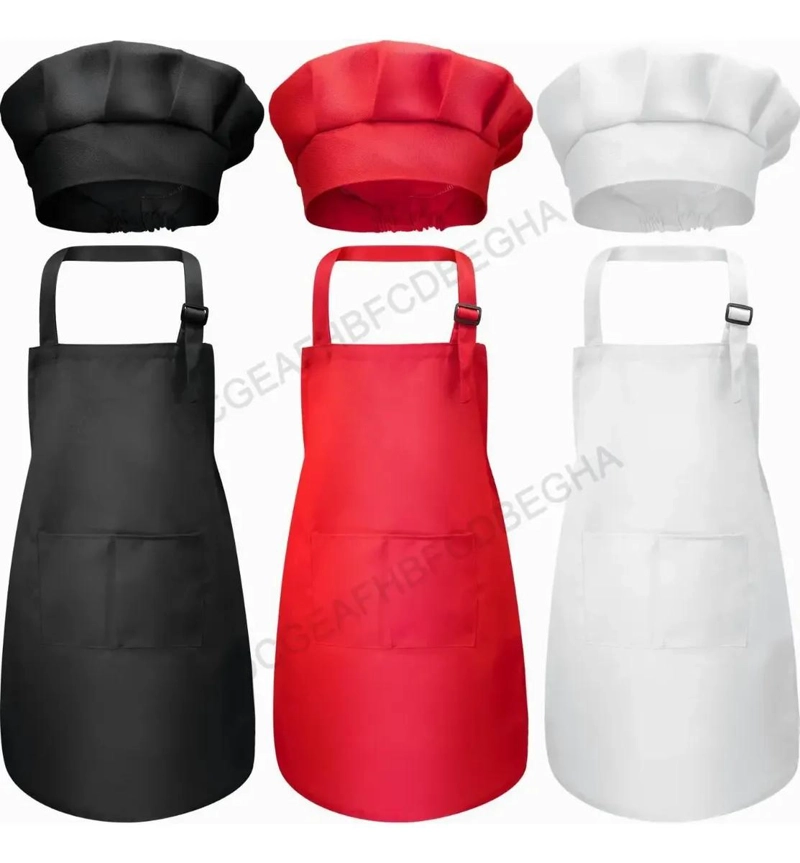 SET DE DELANTALES Y SOMBREROS DE CHEF PARA NIÑOS - 4