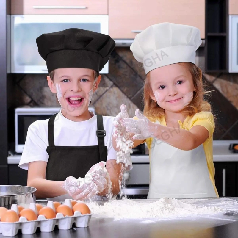 SET DE DELANTALES Y SOMBREROS DE CHEF PARA NIÑOS - 9