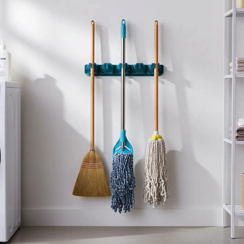 ORGANIZADOR DE PARED PARA HERRAMIENTAS DE LIMPIEZA Y UTENSILIOS - 3