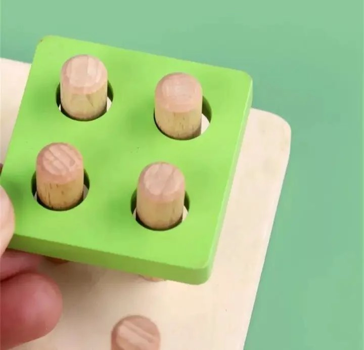 JUEGO DE PESCA MAGNE TICO DE MADERA PARA NIÑOS - 5