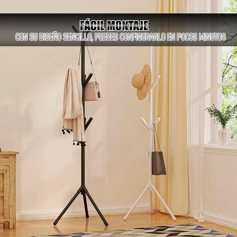 PERCHERO ORGANIZADOR DE ROPA CON DISEÑO EN FORMA DE ARBOL - 8