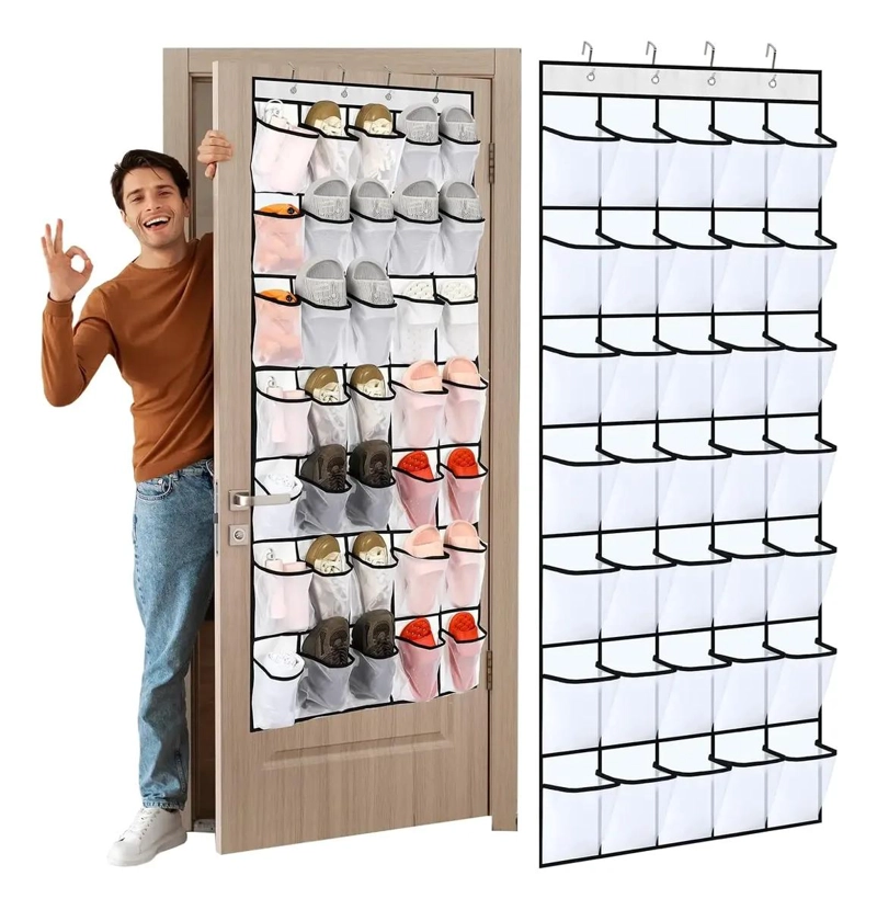 ORGANIZADOR DE ZAPATOS CON 35 BOLSILLOS PARA PUERTA - 1