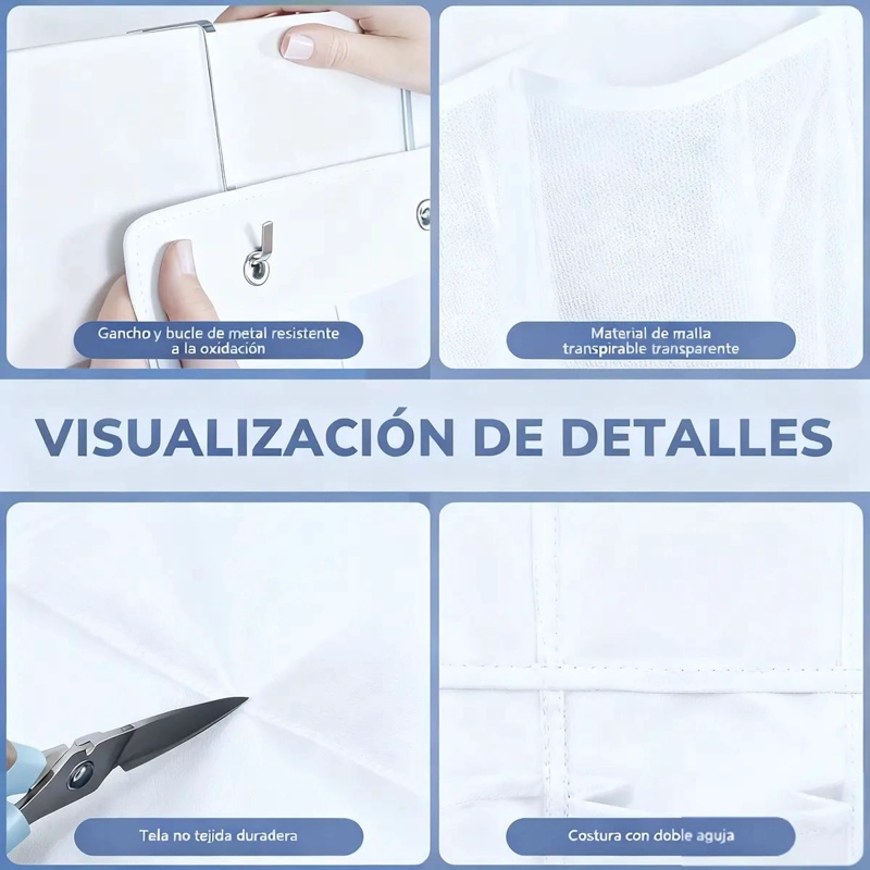 ORGANIZADOR DE ZAPATOS CON 35 BOLSILLOS PARA PUERTA - 6