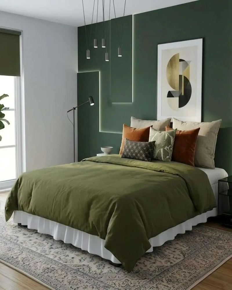FALDON DE CAMA PLISADO PARA 2 PLAZAS CON ESTILO ELEGANTE - 6