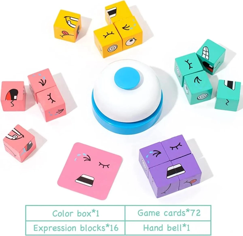 PUZZLE DIDACTICO DE EMOCIONES Y EXPRESIONES PARA NIÑOS - 4