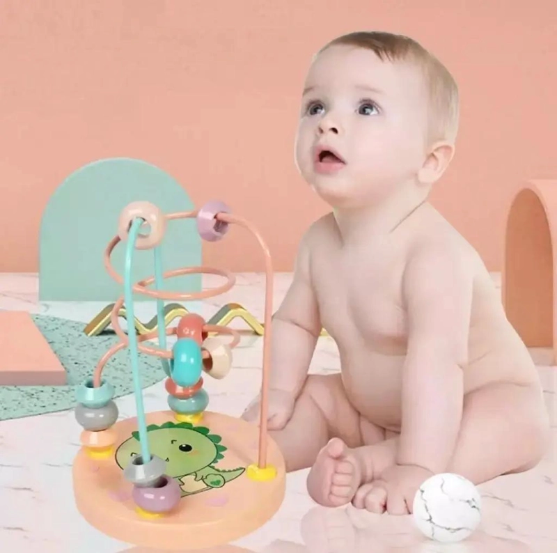 CUBO ENCAJE DE MADERA PARA APRENDIZAJE INFANTIL - 6