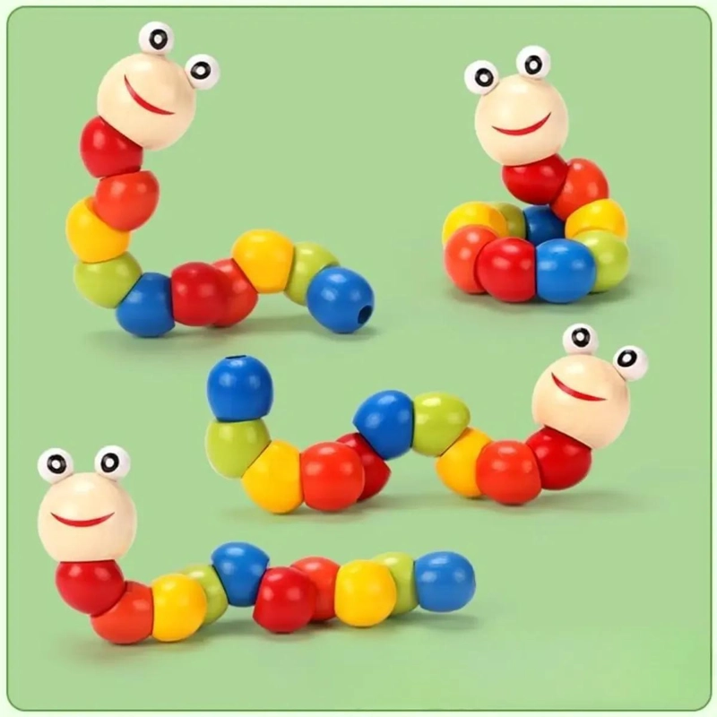 9 JUGUETES MONTESSORI DE MADERA PARA EL DESARROLLO INFANTIL - 9