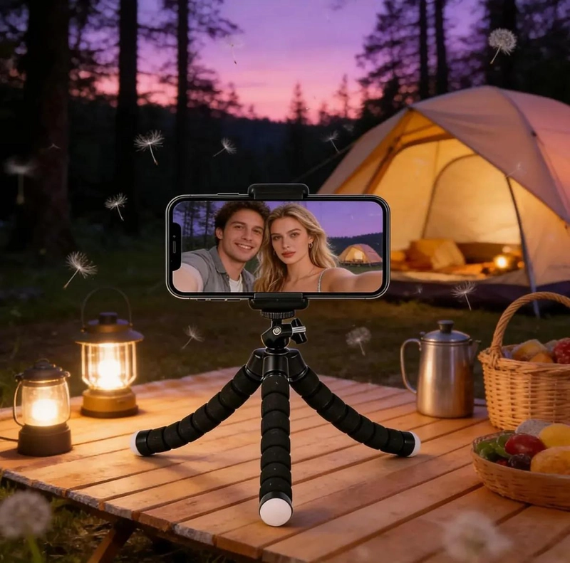 TRIPODE FLEXIBLE PARA MOVIL CON CONTROL REMOTO BLUETOOTH - 10