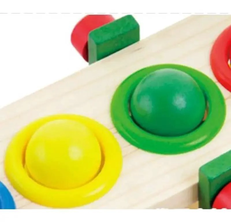 CAMION Y CAJA DE HERRAMIENTAS DE MADERA PARA NIÑOS - 9