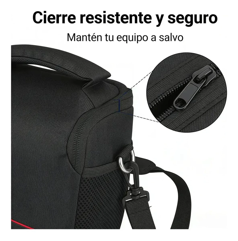 BOLSO ACOLCHADO PARA CAMARA DSLR Y MIRRORLESS LIGERO - 3
