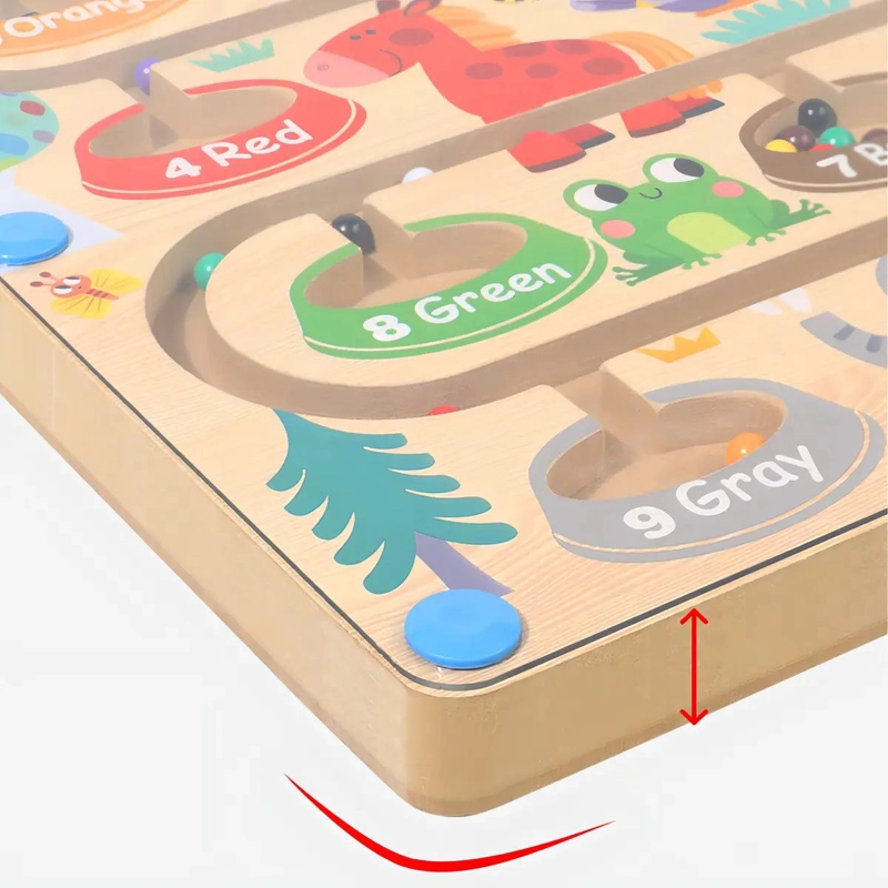 JUEGO DIDACTICO EDUCATIVO PARA APRENDER ANIMALES Y COLORES - 3