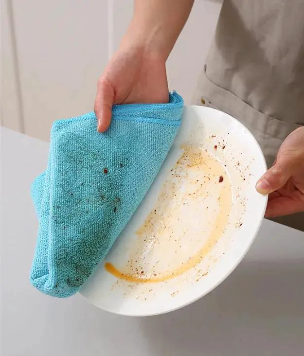 PAQUETE DE 12 PAÑOS DE COCINA DE MICROFIBRA ABSORBENTES - 7