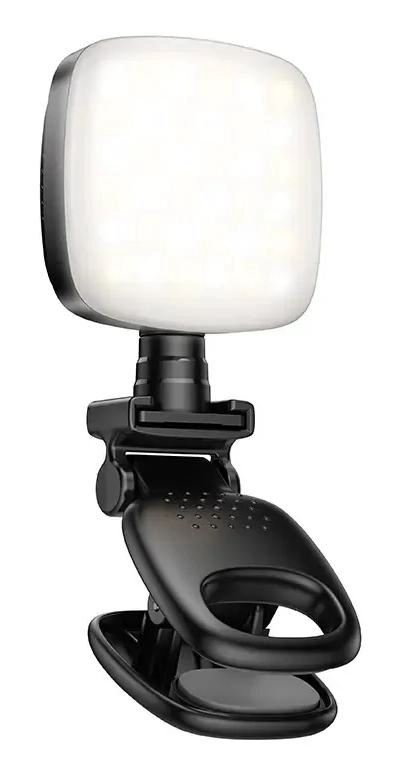 PANEL DE LUZ LED COLOR BLANCA FRIA CON ESTRUCTURA NEGRA - 7