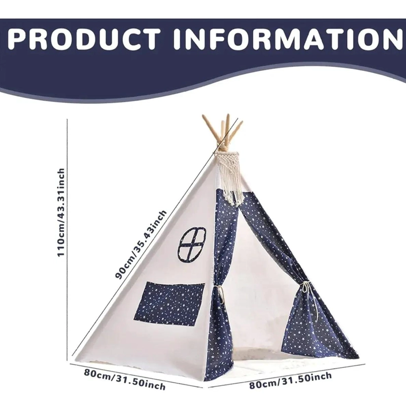 CARPA TIPI INFANTIL PARA JUGAR Y DECORAR ESPACIOS - 2