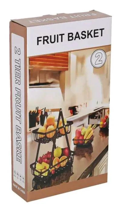 ORGANIZADOR MULTIFUNCIONAL PARA FRUTAS Y VERDURAS DE DOS NIVELES - 4