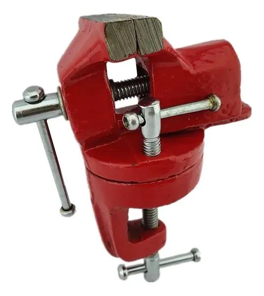 TORNILLO BANCO 50MM CON BASE GIRATORIA PARA TRABAJO - 1