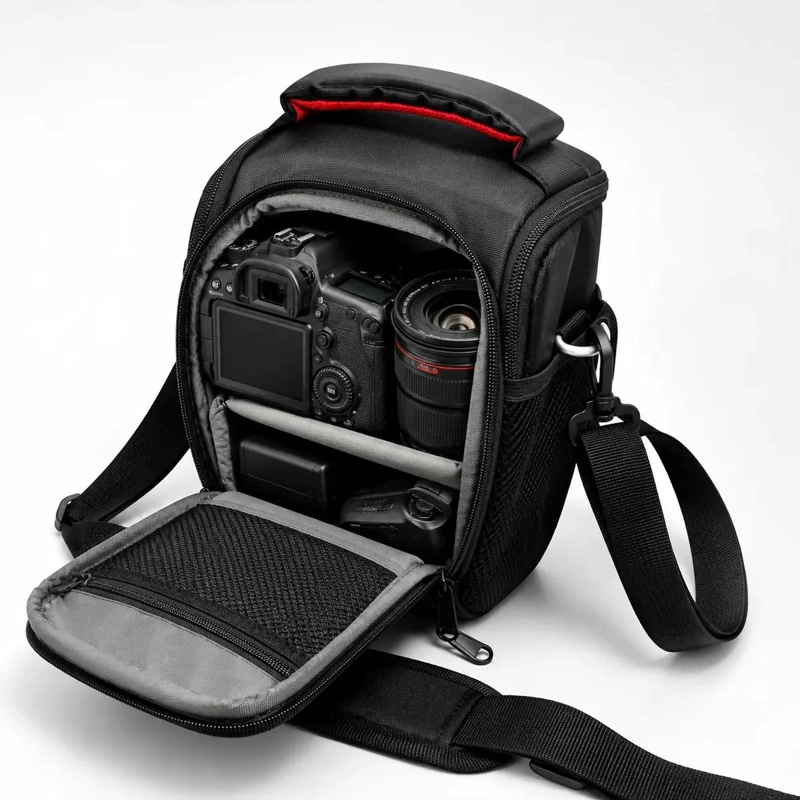 BOLSO ANTIGOLPES IMPERMEABLE PARA CAMARAS Y LENTES - 1