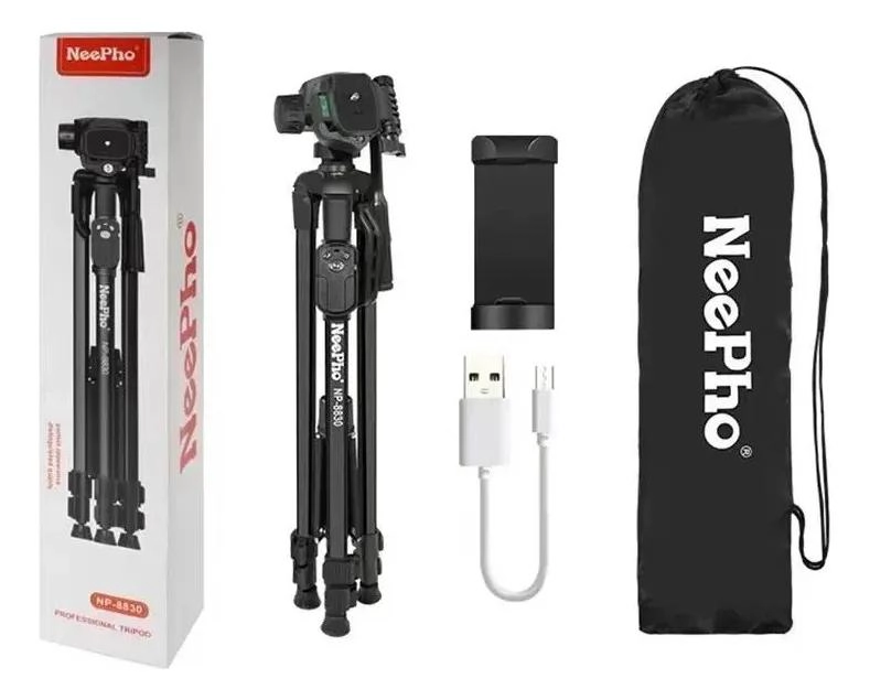 TRIPODE TELESCOPICO PORTATIL CON CONTROL REMOTO BLUETOOTH - 1