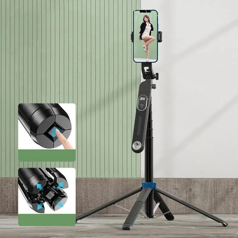 ESTABILIZADOR GIMBAL 360° CON CONTROL REMOTO Y TRIPODE INTEGRADO - 3