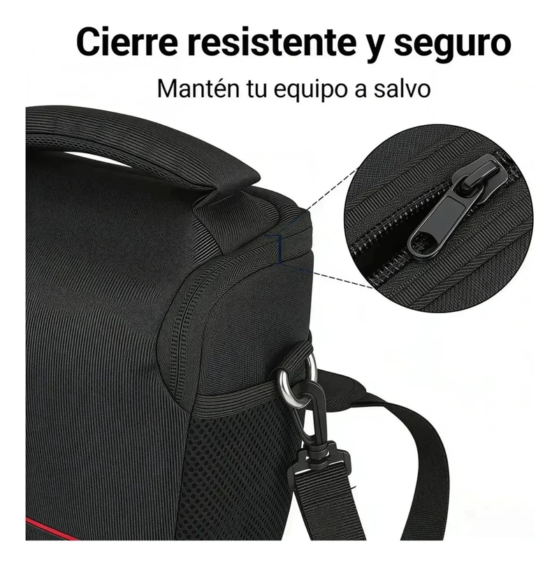 BOLSO ANTIGOLPES IMPERMEABLE PARA CAMARA Y LENTES - 6