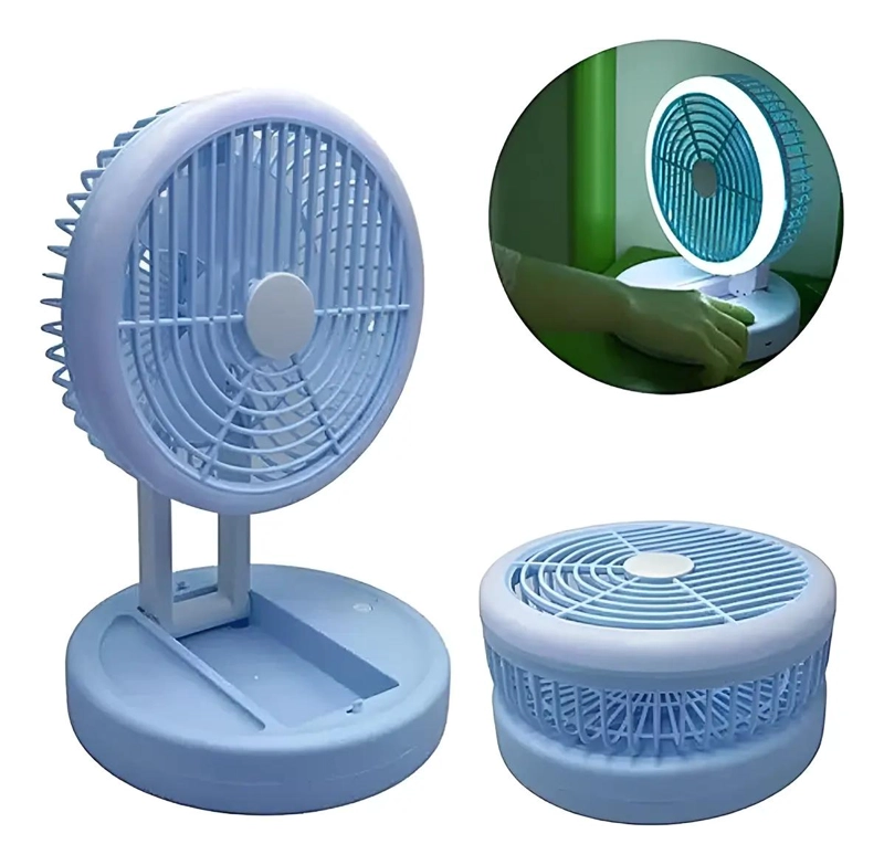 VENTILADOR RECARGABLE 5 PULGADAS 3 VELOCIDADES USB - 1