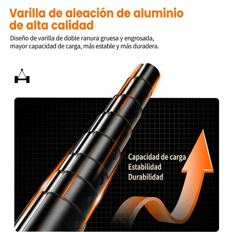 TRIPODE PORTATIL Y SELFIE STICK C10 PARA CELULARES - 6