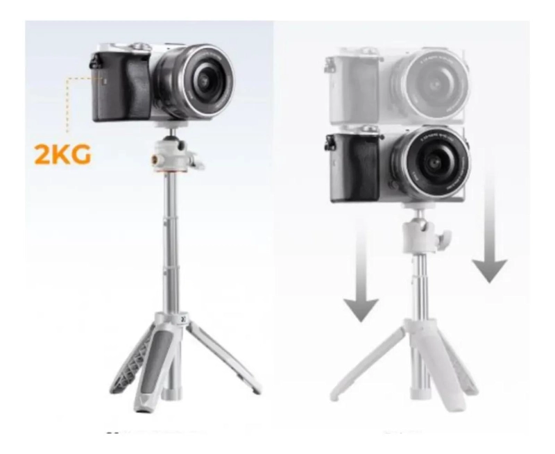 MINI TRIPODE PORTATIL AJUSTABLE PARA SMARTPHONE Y CAMARAS - 6
