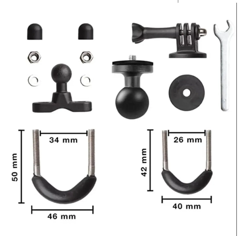 SOPORTE PARA BICICLETA O MOTOCICLETA PARA CAMARA DE ACCION - 2