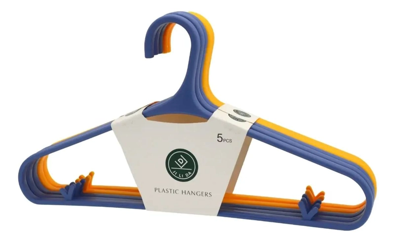 PACK DE 20 COLGADORES DE ROPA PLASTICOS RESISTENTES - 1