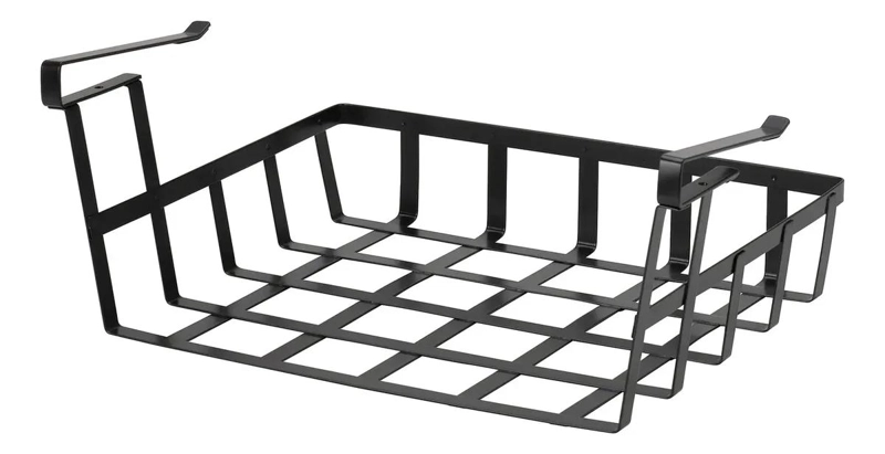 CANASTO COLGANTE PARA COCINA GRIS 36X26X14 CM - 1