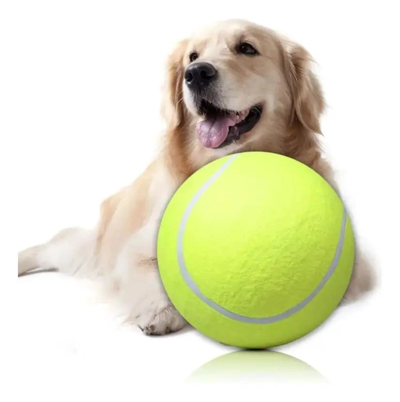PELOTA DE TENIS GIGANTE PARA PERROS GRANDES DE 24 CM - 6