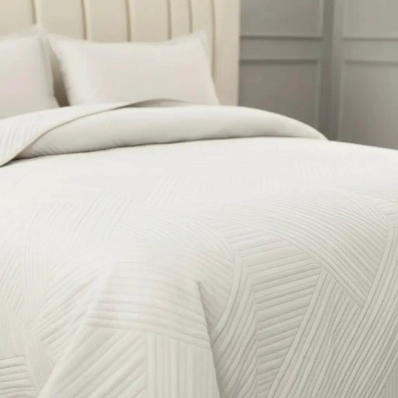 CUBRECAMA QUILT 2 PLAZAS SUAVE Y REVERSIBLE NEGRO - 6
