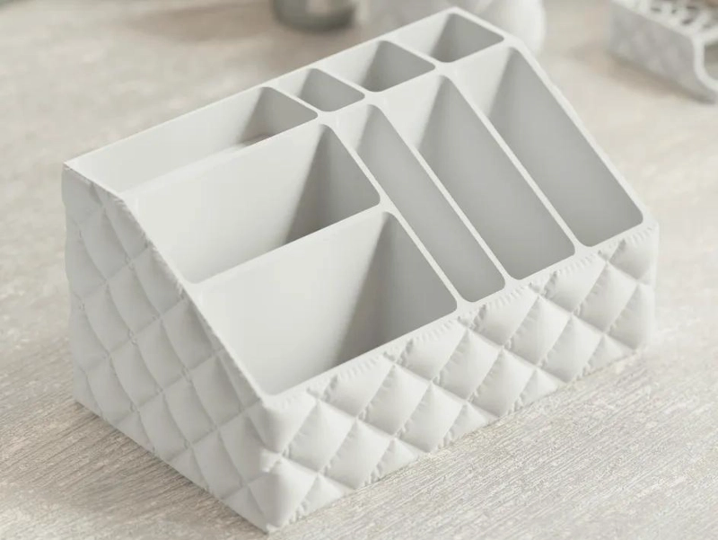 ORGANIZADOR DECORATIVO PARA MAQUILLAJE CON DISEÑO ELEGANTE - 1