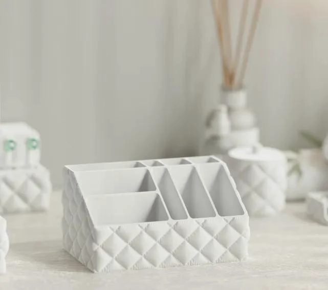 ORGANIZADOR DECORATIVO PARA MAQUILLAJE CON DISEÑO ELEGANTE - 3