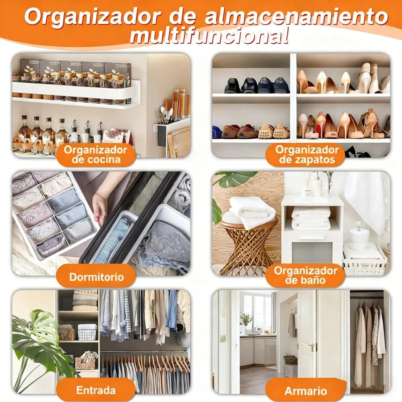 ORGANIZADOR COLGANTE DE 35 COMPARTIMENTOS PARA PUERTA - 3