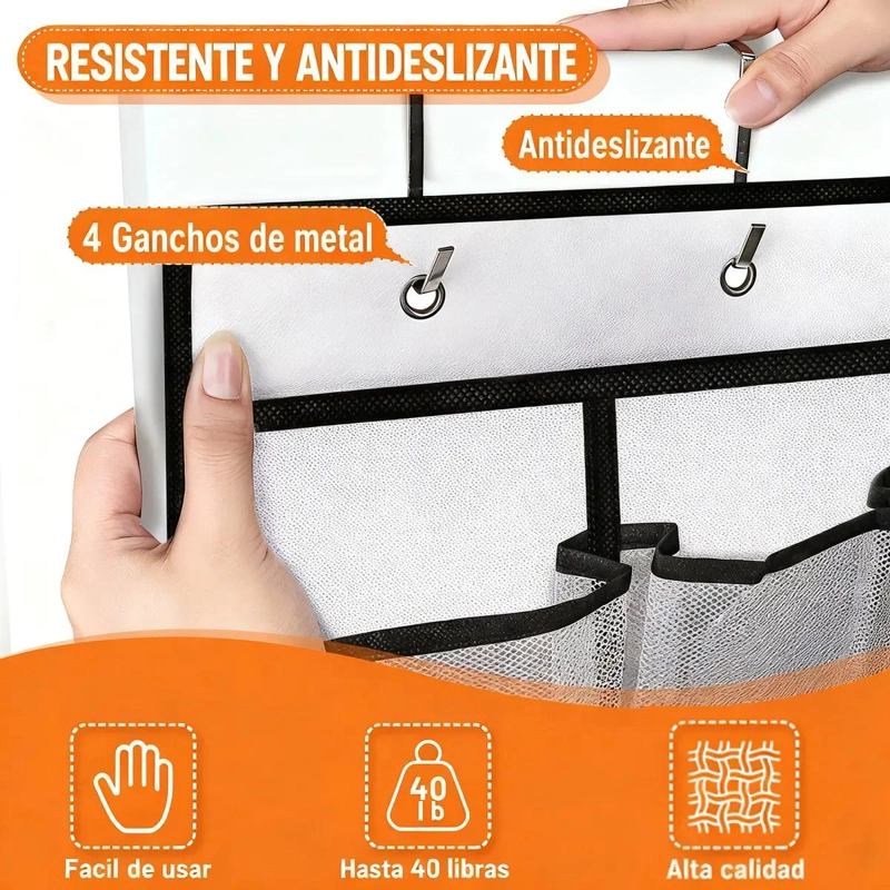 ORGANIZADOR COLGANTE DE 35 COMPARTIMENTOS PARA PUERTA - 4